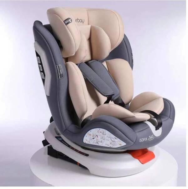 SIEGE AUTO 360 DEGRÉS  ISOFIX BEIGE BURBAY