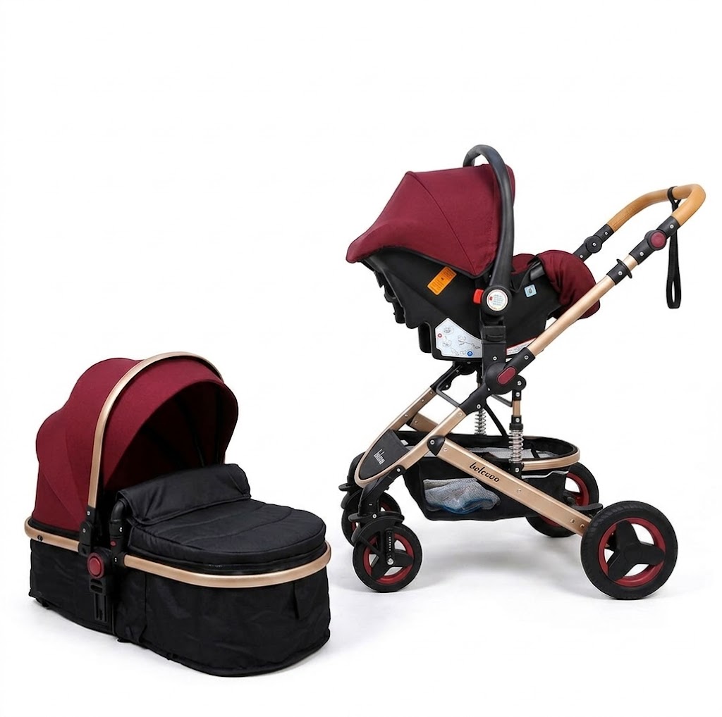 Poussette Belecoo 2 En 1 Confort Securite 0 A 4 Ans – Poussette Multifonction Evolutive