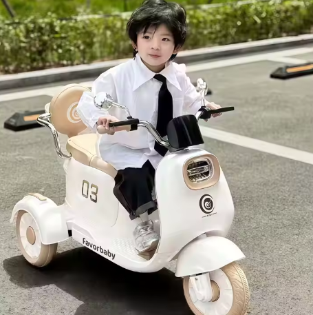 Tricycle électrique pour enfants avec télécommande – moto 3 roues rechargeable