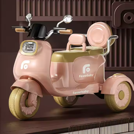 Tricycle électrique pour enfants avec télécommande – moto 3 roues rechargeable