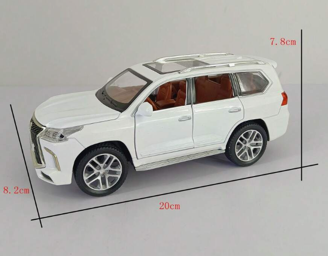 Toyota Prado Miniature 1:24 – Voiture Jouet de Collection pour Enfant