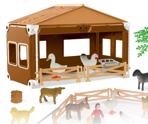 Ensemble d’animaux de la ferme pour enfants – figurines éducatives
