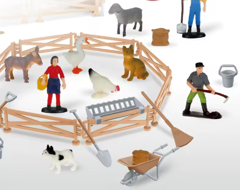 Ensemble d’animaux de la ferme pour enfants – figurines éducatives