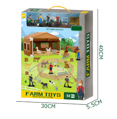 Ensemble d’animaux de la ferme pour enfants – figurines éducatives