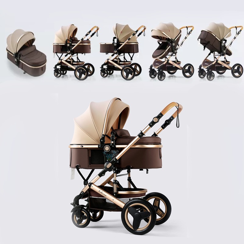 Poussette Belecoo 3 En 1 Avec Siege Auto Et Sac A Langer – Systeme Complet Confort Et Securite Bebe