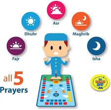tapis de prière électronique musulman pour enfants, tapis de culte salat musallah, couverture avec haut parleur numérique