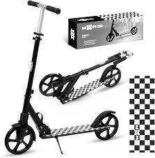 trottinette pliable pour adulte, roues en pu plus grandes de 200 mm, trottinettes réglables pour adultes