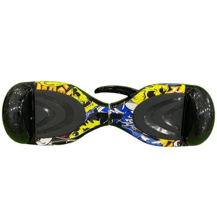 Hoverboard 6.5 Pouces Graffiti Bluetooth LED – Scooter Électrique Auto-Équilibré Mixte