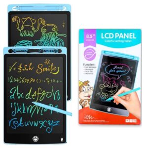 Tablette D’Ecriture LCD Colorée 8.5 Pouces Enfant – Bloc Notes Et Croquis Effaçable
