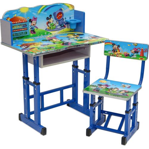 Bureau Enfant avec Chaise – Pack Mickey & Minnie Mouse Ergonomique & Design Classique