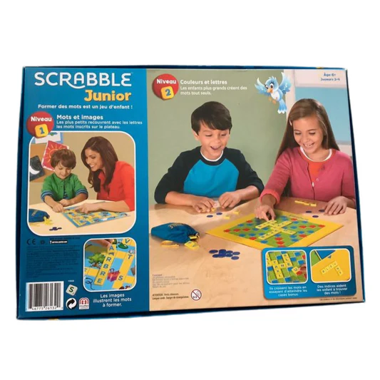 Jeu De Societe Scrabble Junior Enfant 5 A 10 Ans – Jeu De Lettres Et Apprentissage Des Mots