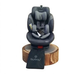 Siège Auto Burbay Isofix 360° Rotatif – Évolutif Bébé 0 à 36 kg Sécurité Maximale