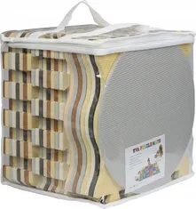 Tapis Puzzle Bébé en Mousse – Cube de Rangement Puzzlematte Baby Antidérapant