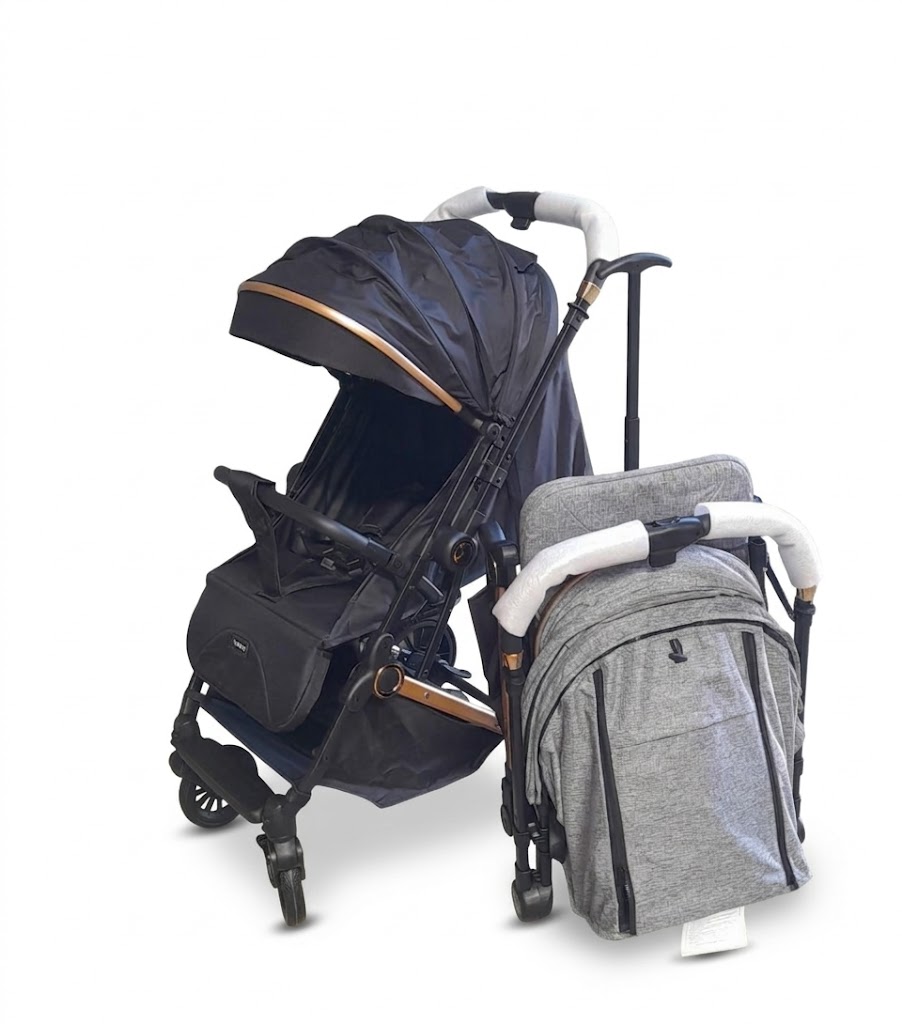 Poussette Valise Réversible Burbay – Compacte, Confort Premium et Pratique pour Bébé