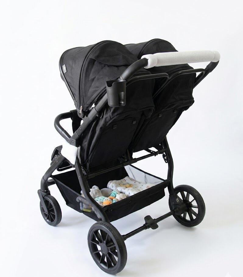 Poussette Double Bébé Maroc – Poussette Duo Confortable et Pliable pour Jumeaux
