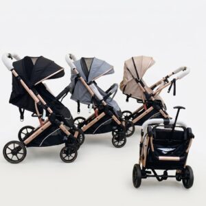 Poussette Belecoo Valise 2 Faces – Réversible, Compacte et Confort Premium pour Bébé