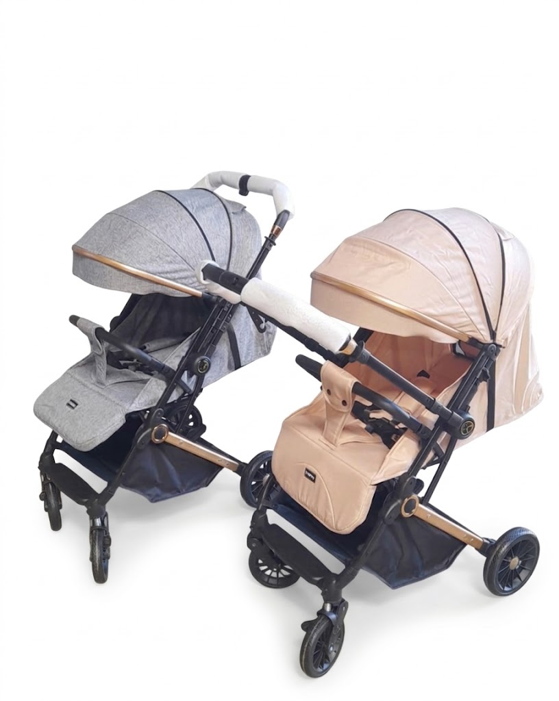 Poussette Valise Réversible Burbay – Compacte, Confort Premium et Pratique pour Bébé