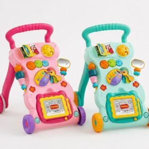 Trotteur Bébé Musical Plya Together – Marcheur avec Centre d’Activités & Ardoise Magique