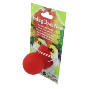 Nez de Clown Musical Sonore – Accessoire de Déguisement avec Klaxon “Honk” Amusant
