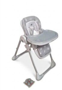 Chaise Haute Bébé Confortable et Sécurisée – Plateau Amovible et Harnais