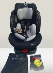 Siège Auto Burbay Isofix 360° Pivotant – Évolutif Bébé 0-36 kg Confort Sécurité
