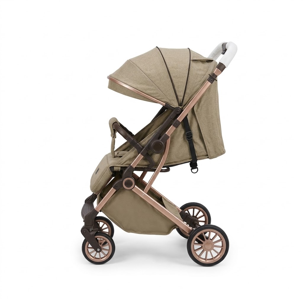Poussette Burbay 2 Faces Valise – Pliable, Confort et Sécurité pour Bébé