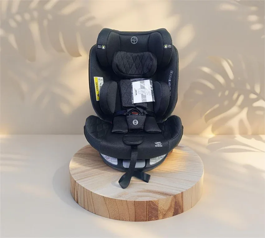 Siège Auto Burbay Isofix 360° Pivotant – Bébé Évolutif 0 à 36 kg Sécurité & Confort Premium