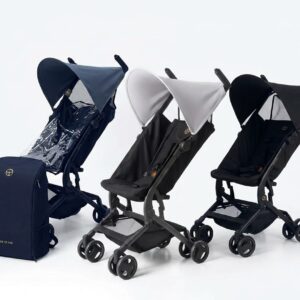 Poussette Voyage Ultra Légère – Pliage 1 Main, Cabine Avion & Sac de Transport Inclus