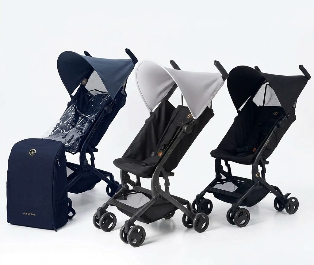 Poussette Voyage Ultra Légère – Pliage 1 Main, Cabine Avion & Sac de Transport Inclus