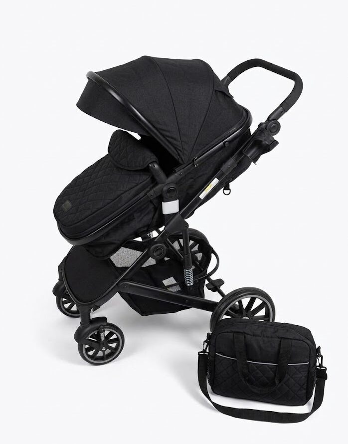 Poussette Burbay avec Sac – Confort, Sécurité et Pliage Compact pour Bébé