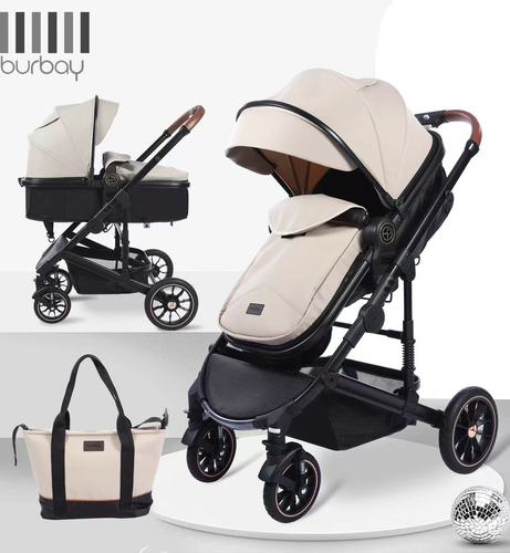 Poussette Burbay H6 avec Sac – Confort, Sécurité et Praticité pour Bébé