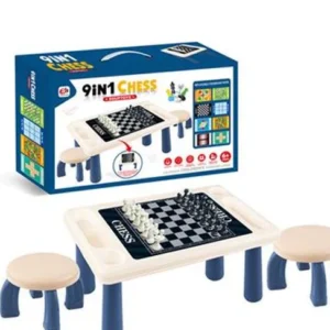 Jeu D’Echecs 9 En 1 Enfant Coffret Educatif – Coffret Jeux De Reflexion Et Strategie Pour Enfants