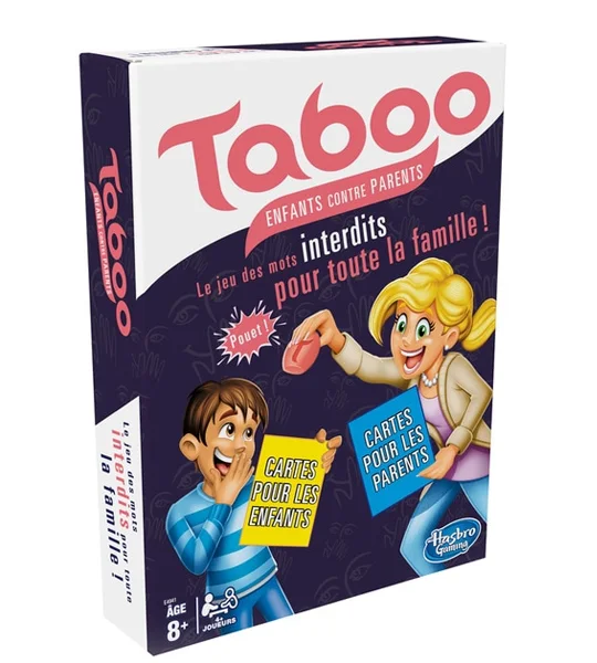 Jeu De Societe Taboo Enfants Contre Parents Hasbro Gaming – Jeu De Devinettes Familial 8 Ans Et Plus
