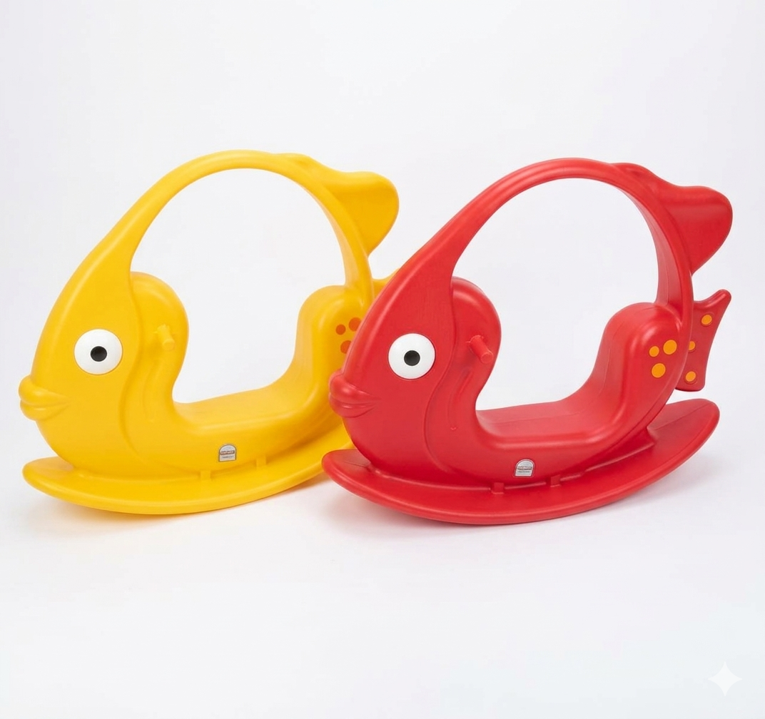 Poisson à Bascule Enfant Pilsan Sallanan Balık – Modèle 06-151, Intérieur/Extérieur