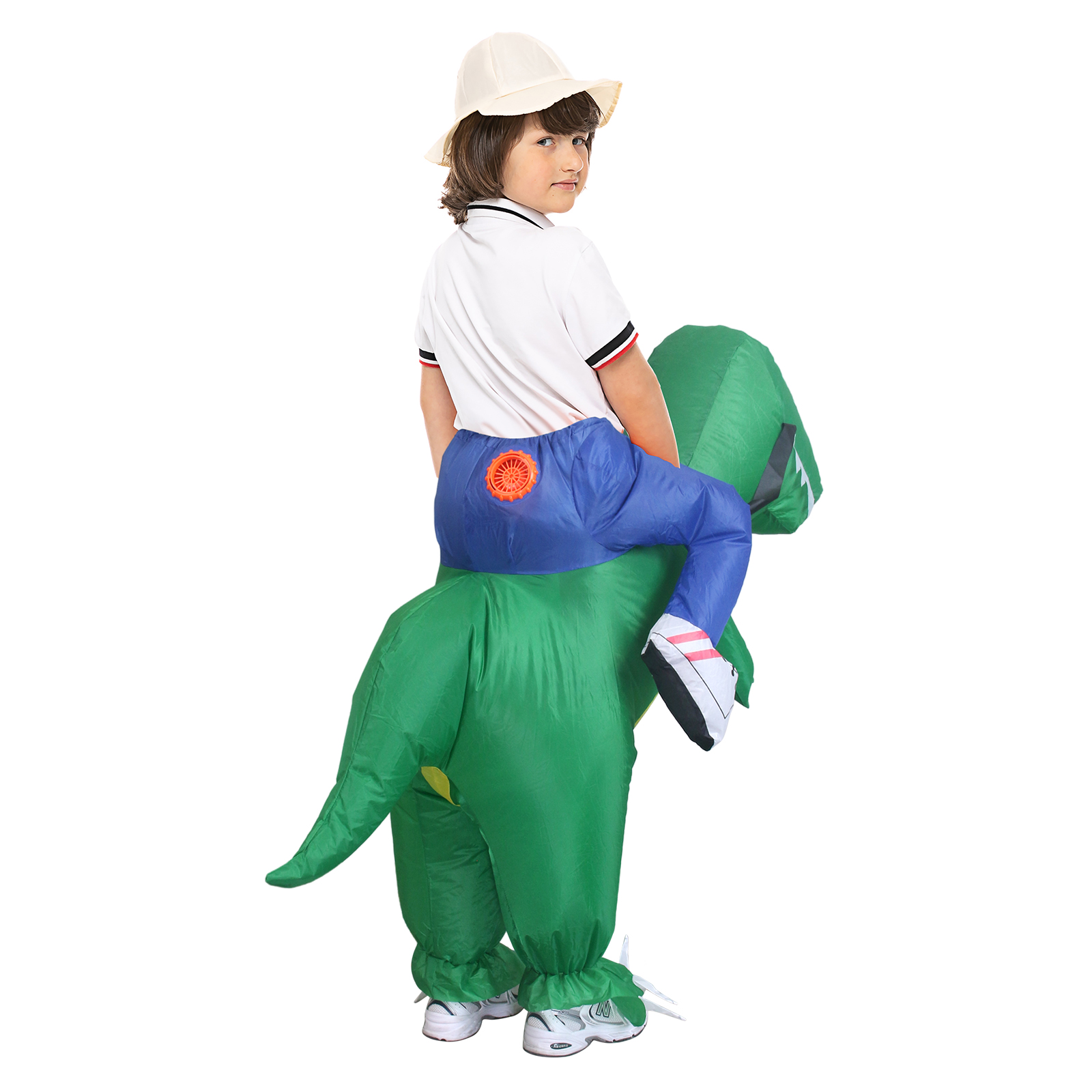 Costume Gonflable Dinosaure Adulte – Mascotte Marchante Drôle pour Halloween, Fêtes & Animations Famille
