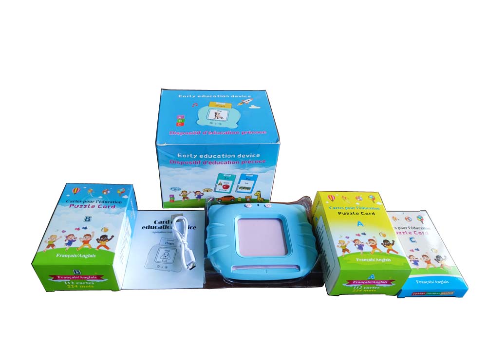 Lecteur De Cartes Educatif Enfant Anglais Arabe – Appareil Apprentissage Vocabulaire 3 Ans