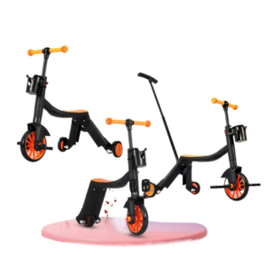 Trottinette 3 Roues Pliable Enfant – Scooter Bébé Stable et Coloré pour Extérieur