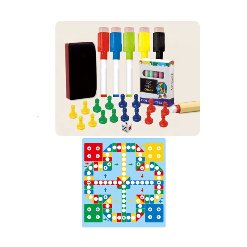 Drawing Board + Board Game – Tableau Dessin Educatif Enfant 2 En 1 Double Face Tableau Blanc Et Noir