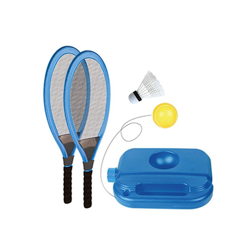Entraîneur de Tennis & Badminton 2-en-1 Enfant – Jeu Sportif Interactif RS avec Base de Rebond
