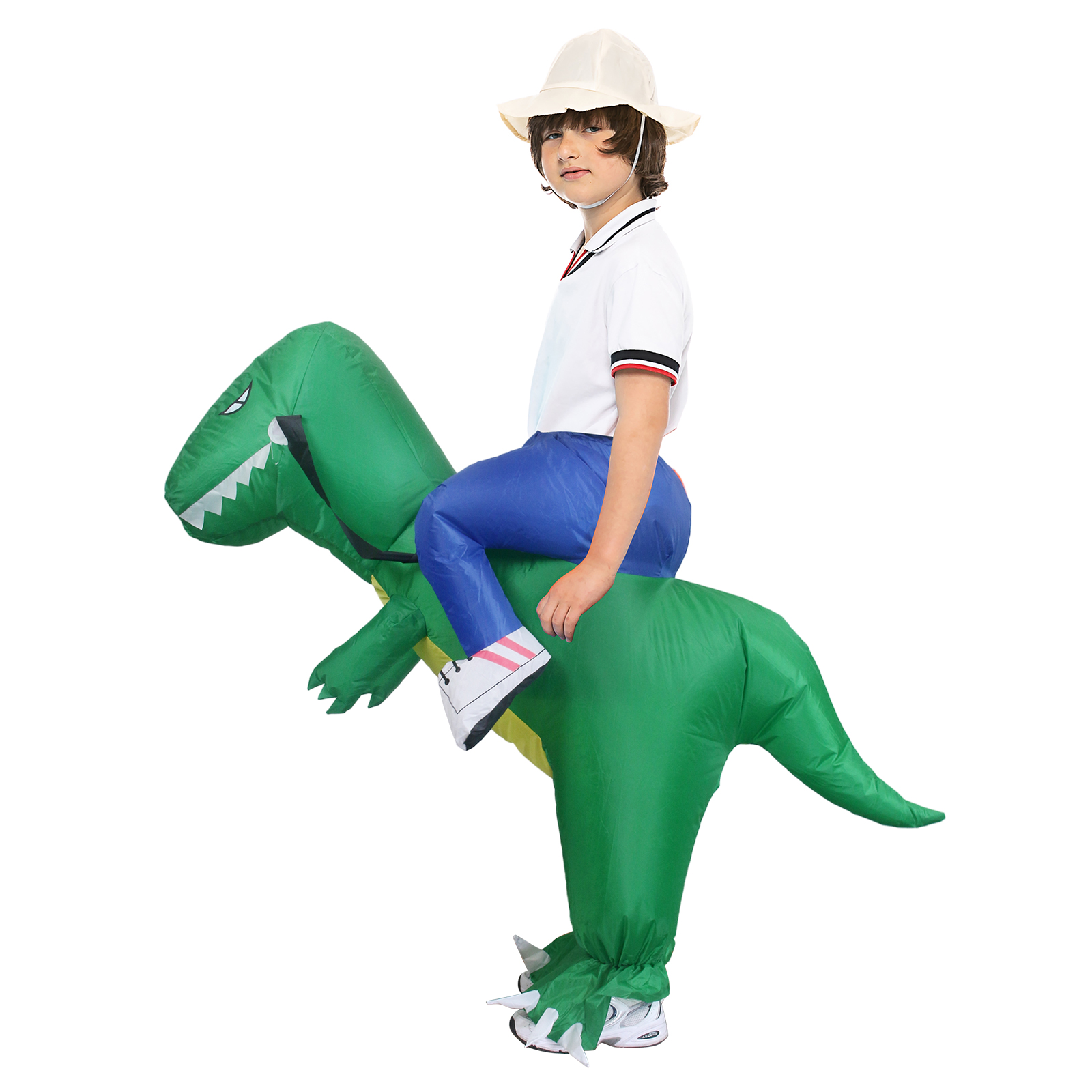 Costume Gonflable Dinosaure Adulte – Mascotte Marchante Drôle pour Halloween, Fêtes & Animations Famille