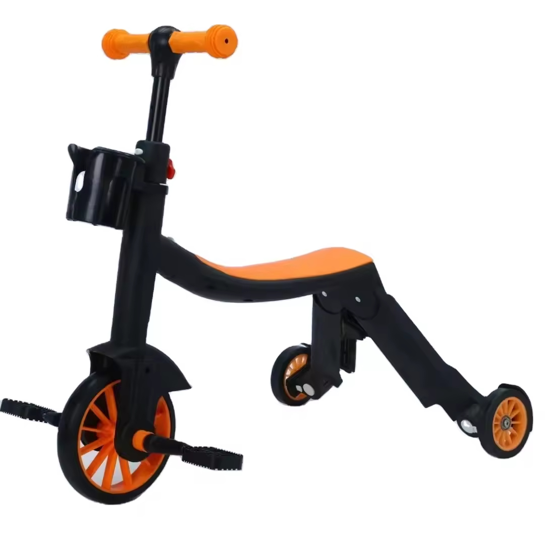 Trottinette 3 Roues Pliable Enfant – Scooter Bébé Stable et Coloré pour Extérieur