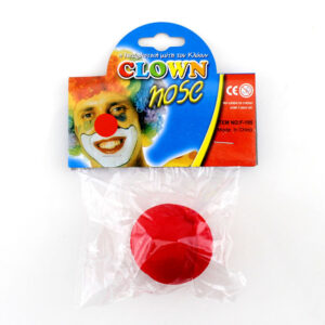 Nez de Clown Rouge en Éponge – Accessoire de Déguisement Drôle pour Fêtes et Spectacles
