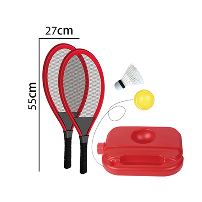 Entraîneur de Tennis & Badminton 2-en-1 Enfant – Jeu Sportif Interactif RS avec Base de Rebond