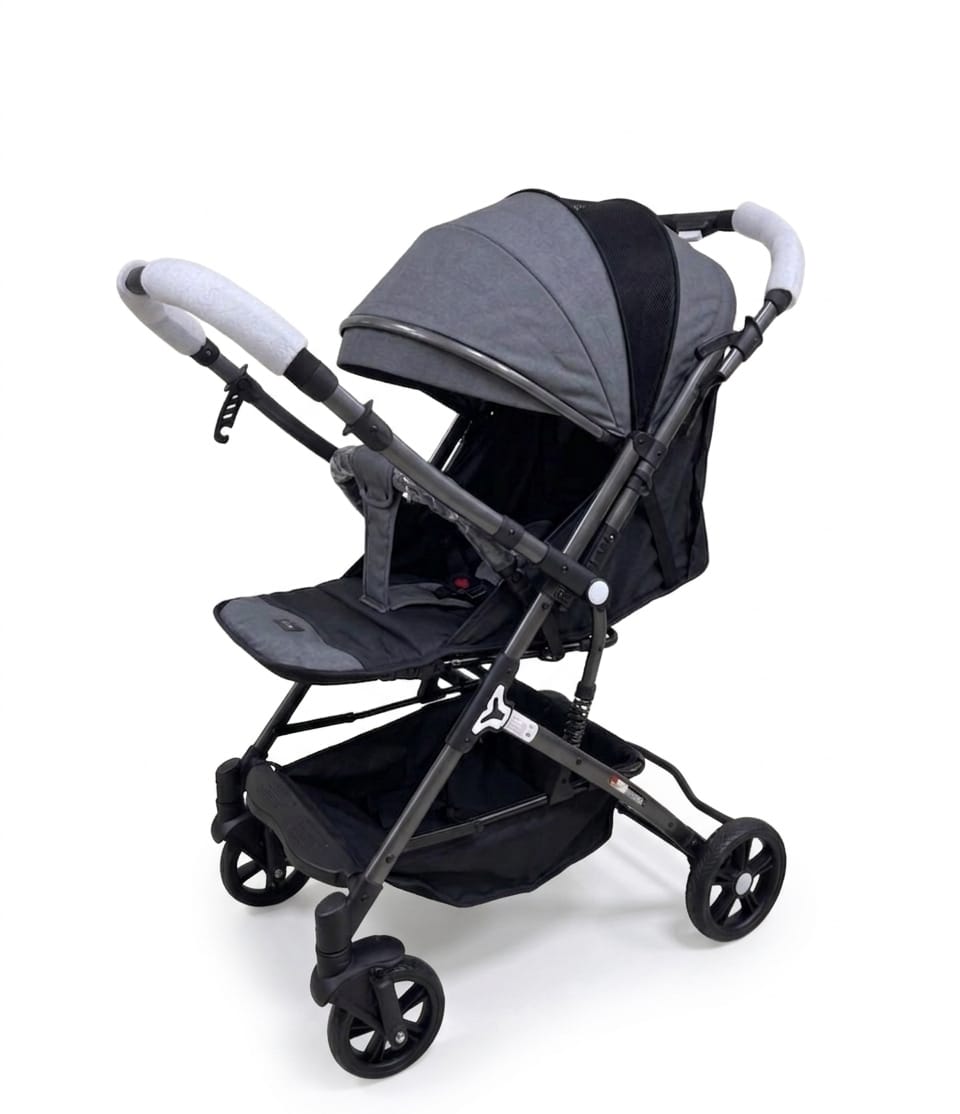 Poussette Burbay V6-2 Valise – Ultra Compacte, Légère et Pliable pour Bébé