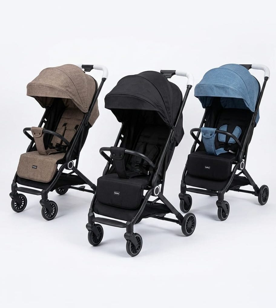 Poussette Valise Burbay – Pliable, Légère et Pratique pour Bébé
