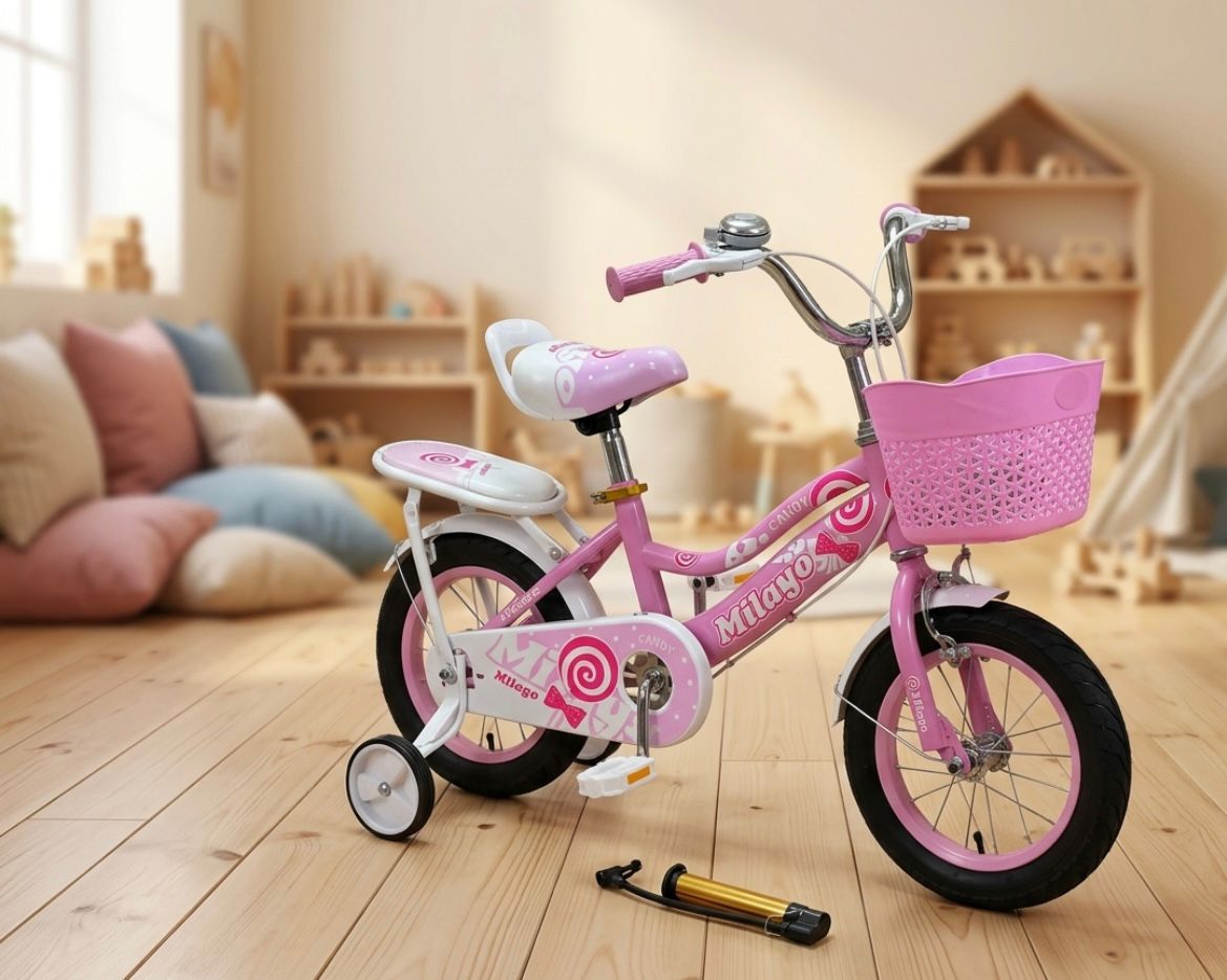 Vélo Enfant Milayo Candy – Design Coloré, Apprentissage & Loisirs