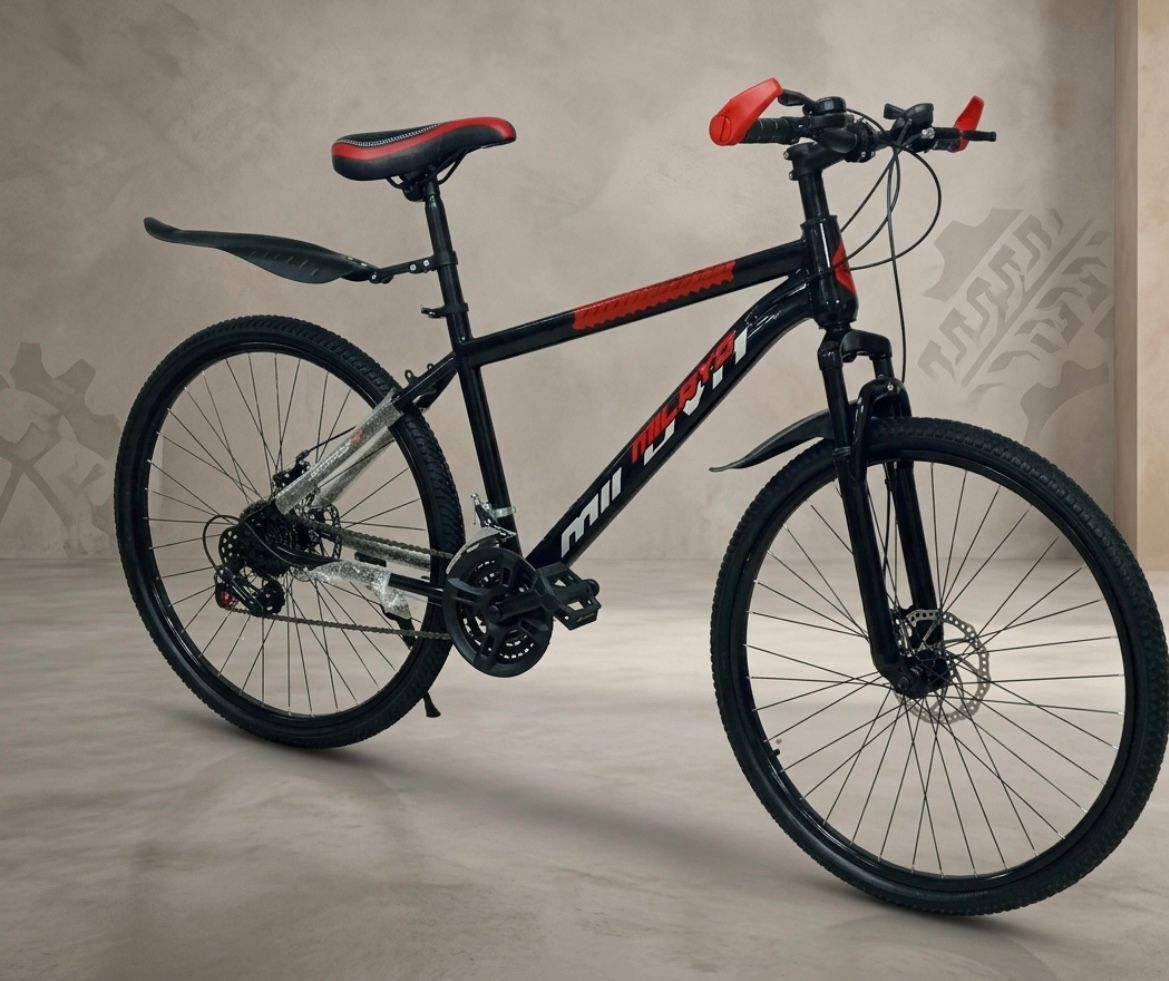 VTT 18” – Vélo Tout Terrain 21 Vitesses Freins à Disque & Suspension Avant