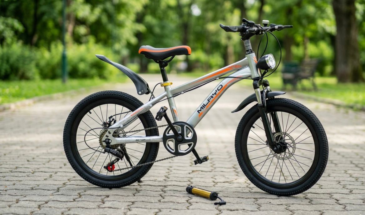 Vélo Enfant Milayo – 16/20 Pouces Freins à Disque avec Lumière & Pompe