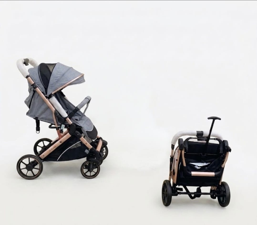 Poussette Belecoo Valise 2 Faces – Réversible, Compacte et Confort Premium pour Bébé