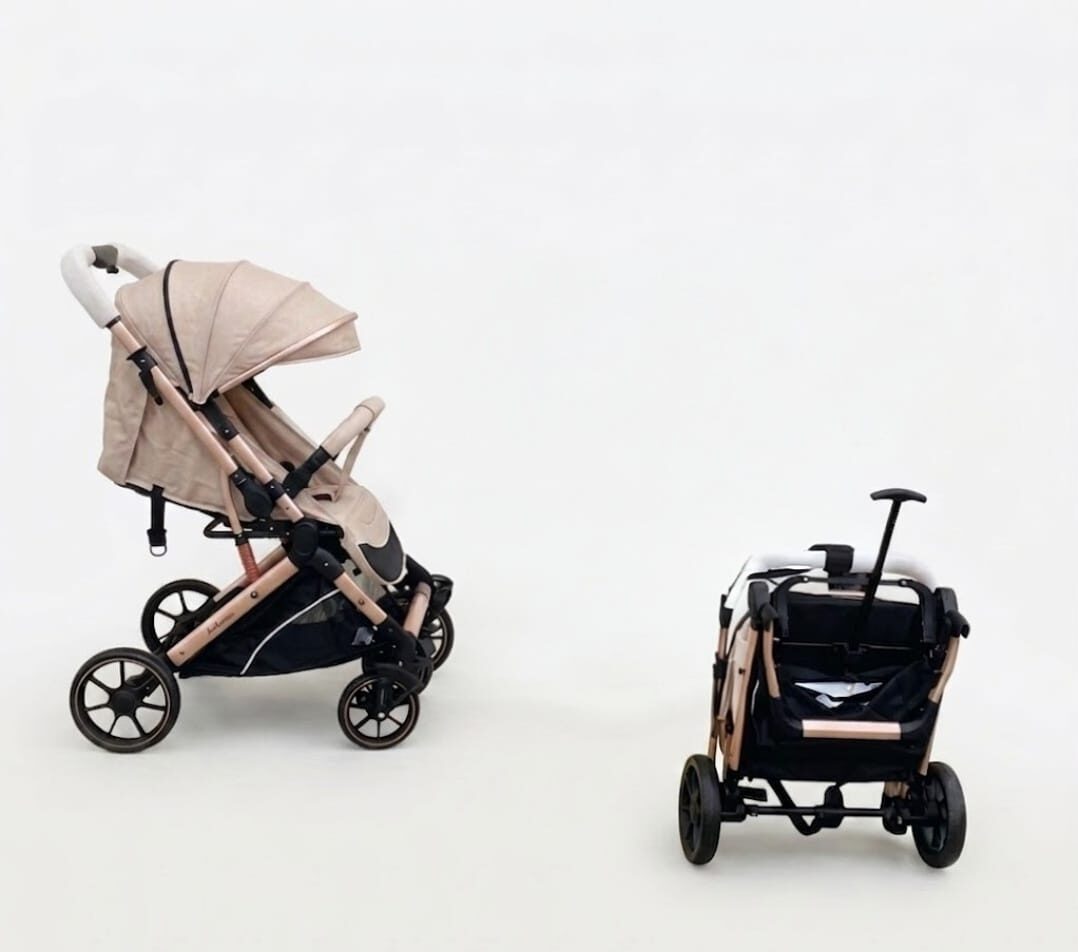 Poussette Belecoo Valise 2 Faces – Réversible, Compacte et Confort Premium pour Bébé